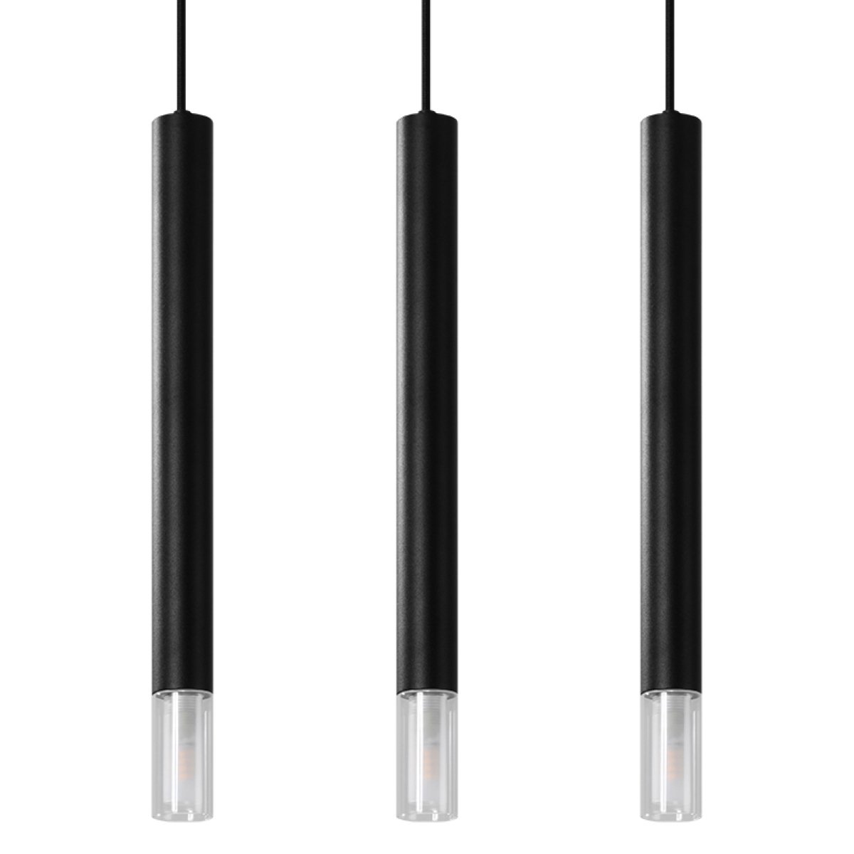Suspension Acier Noir G9 3 Wezyr noir, EDEN