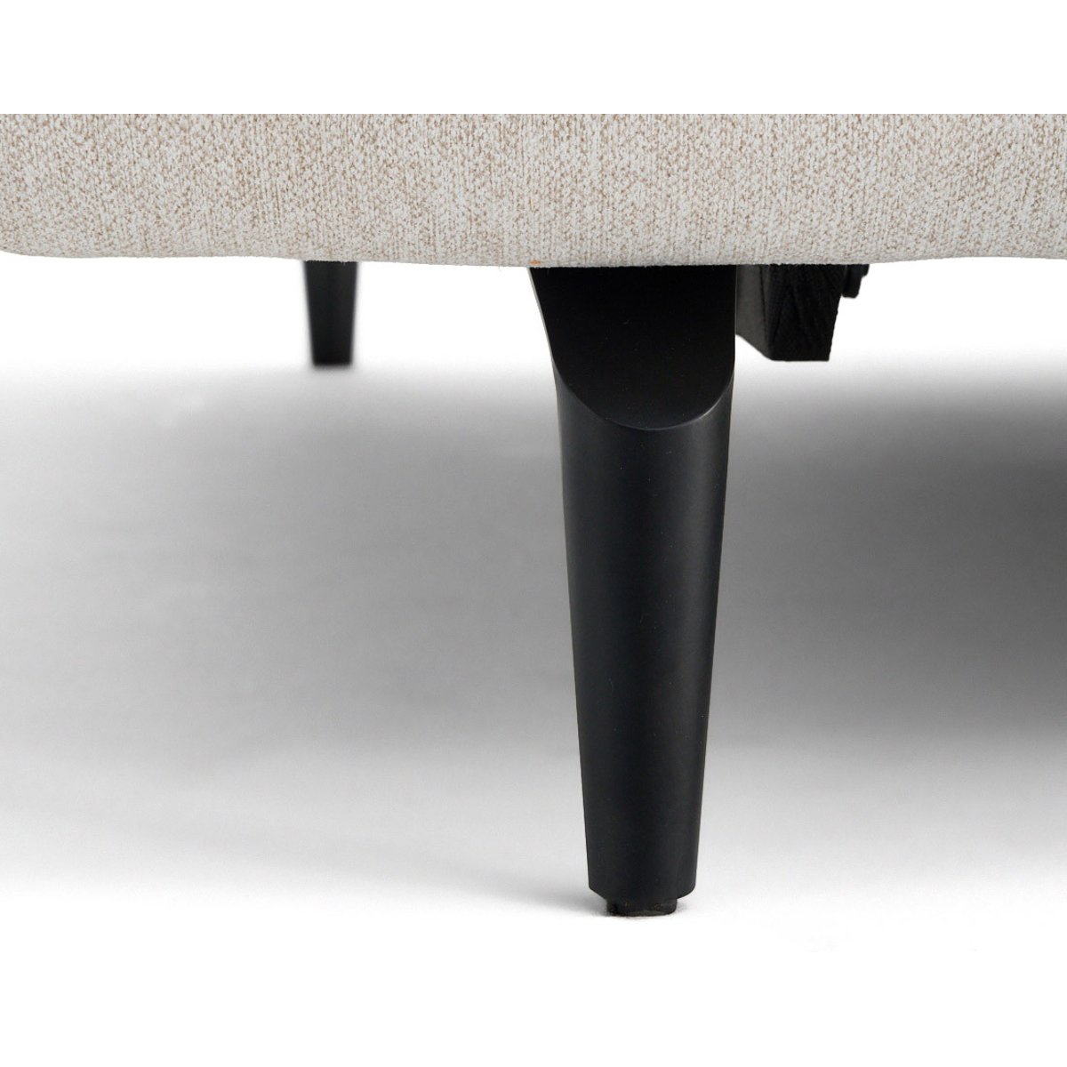 canapé droit 3 places convertible en tissu, VICENCE beige, BEST MOBILIER