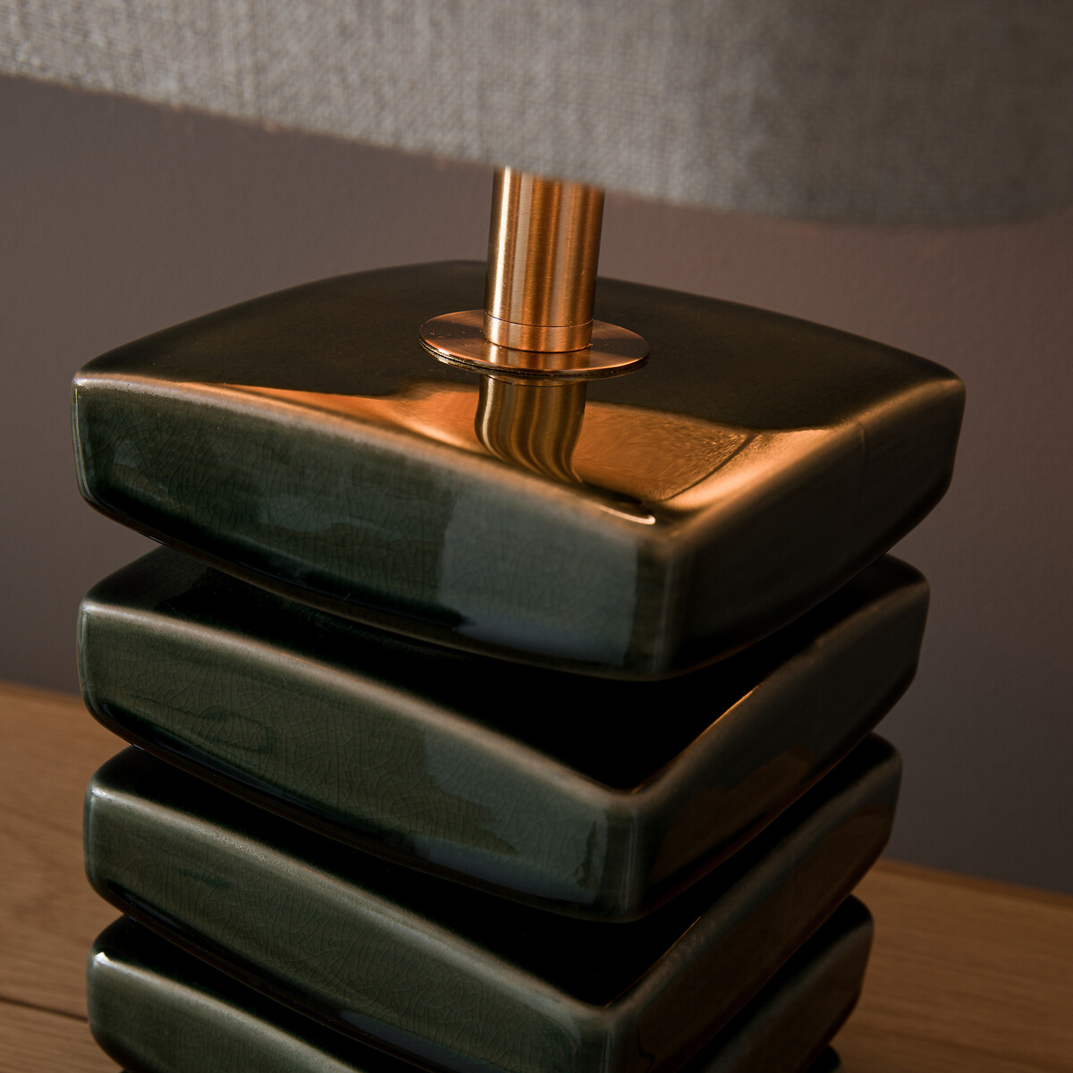 Lampe céramique, Piettato vert cèdre, AM.PM