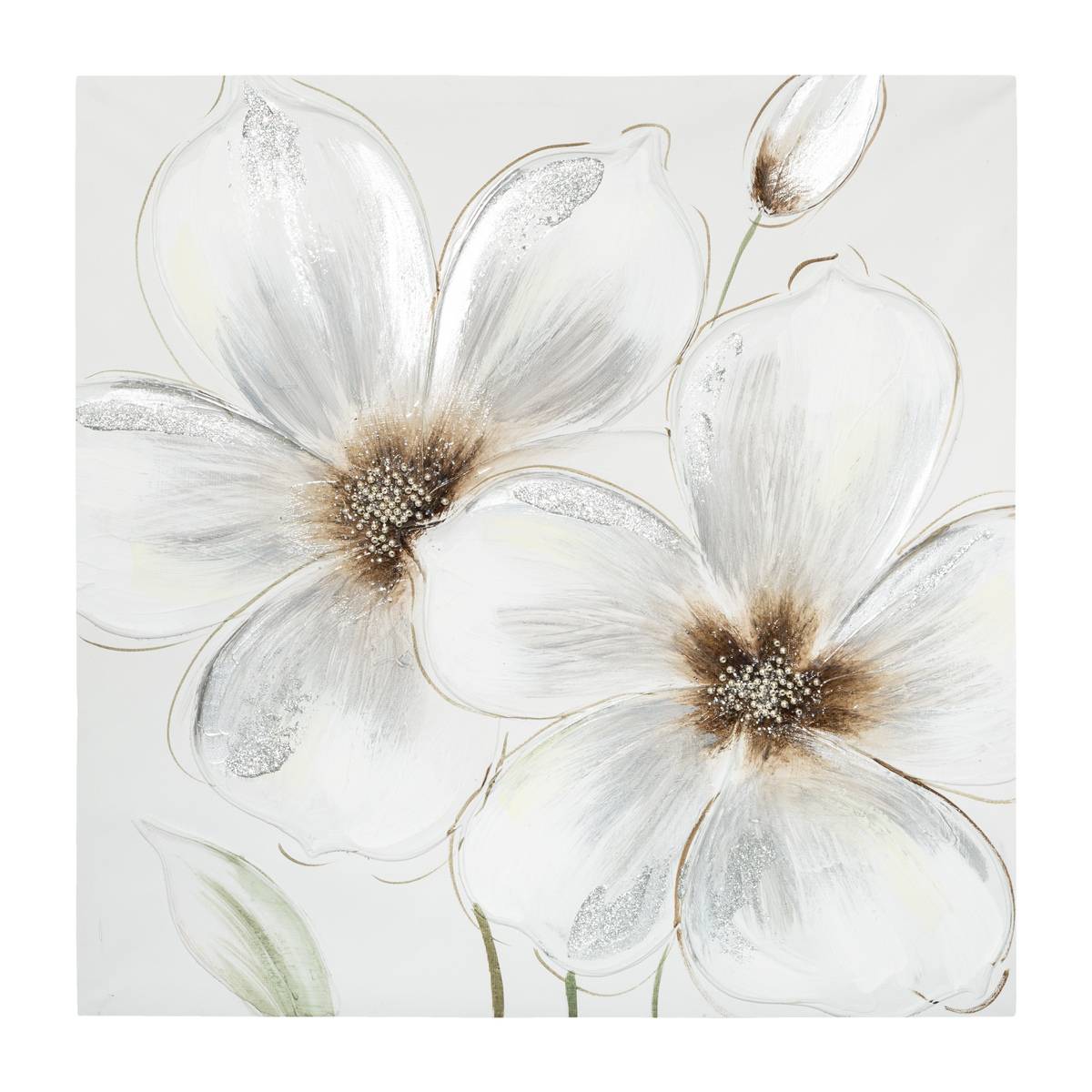 Toile peinte FLEURS multicolore, ATMOSPHERA
