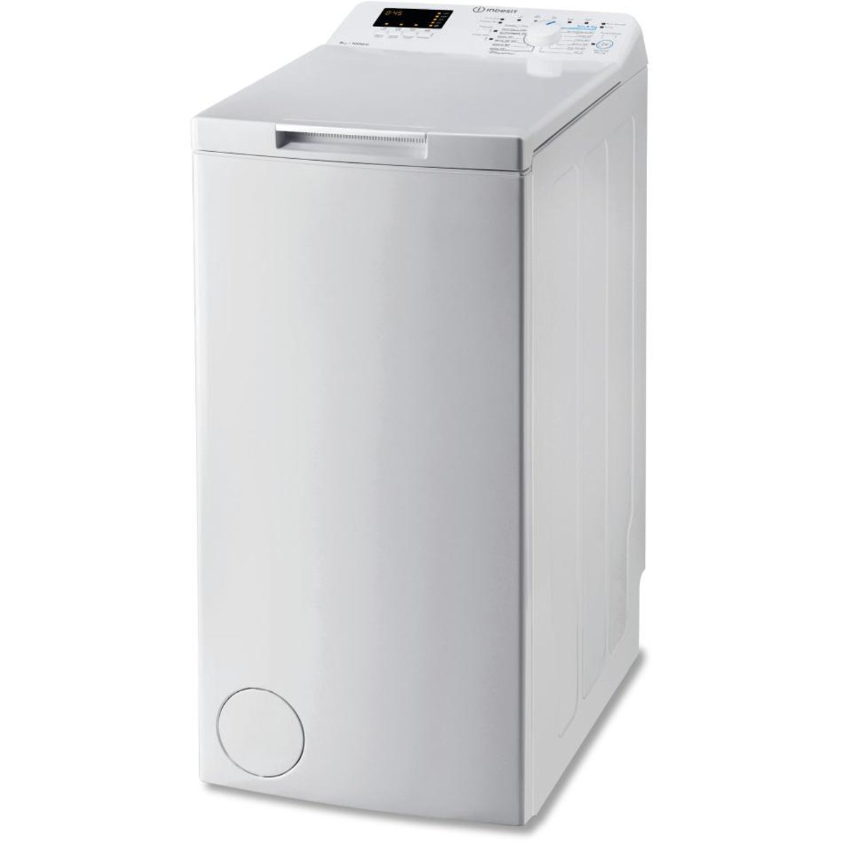 Lave linge top BTWS50400FR blanc, INDESIT