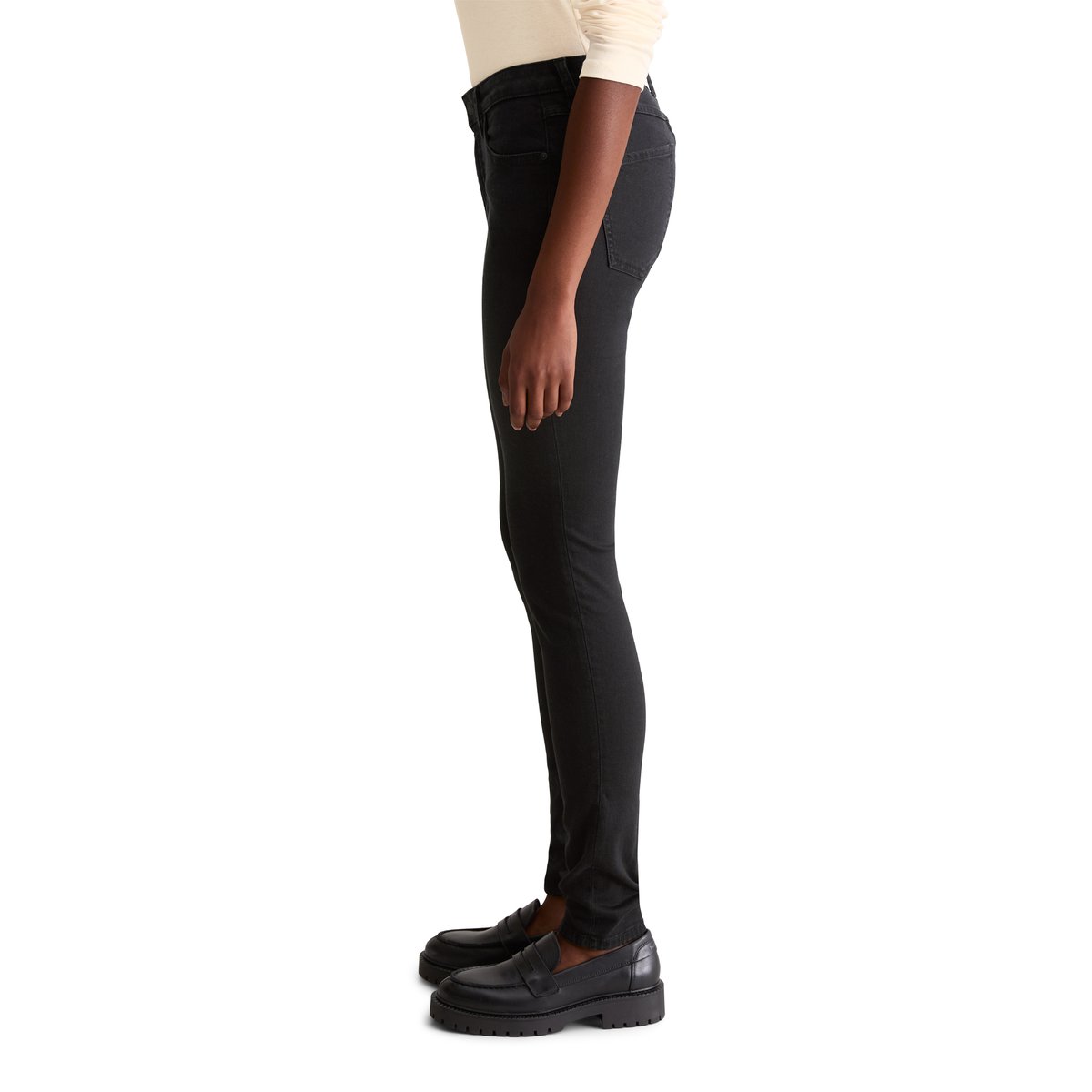 Jeans modèle Kaj skinny en mélange coton BIo stretch noir, MARC O’POLO DENIM