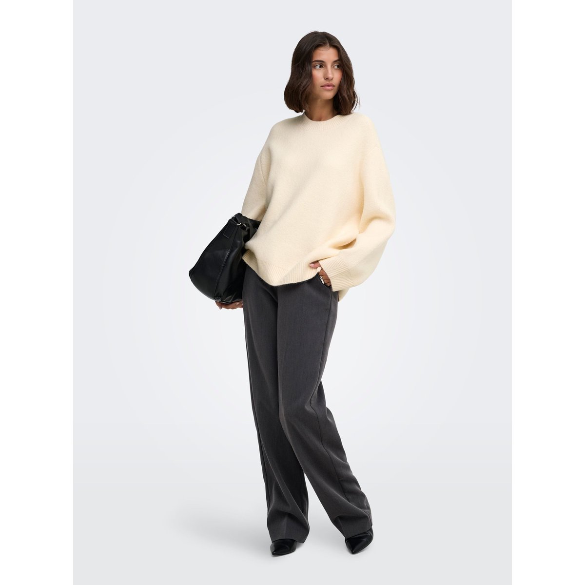 Pull En Maille oatmeal 1, JDY