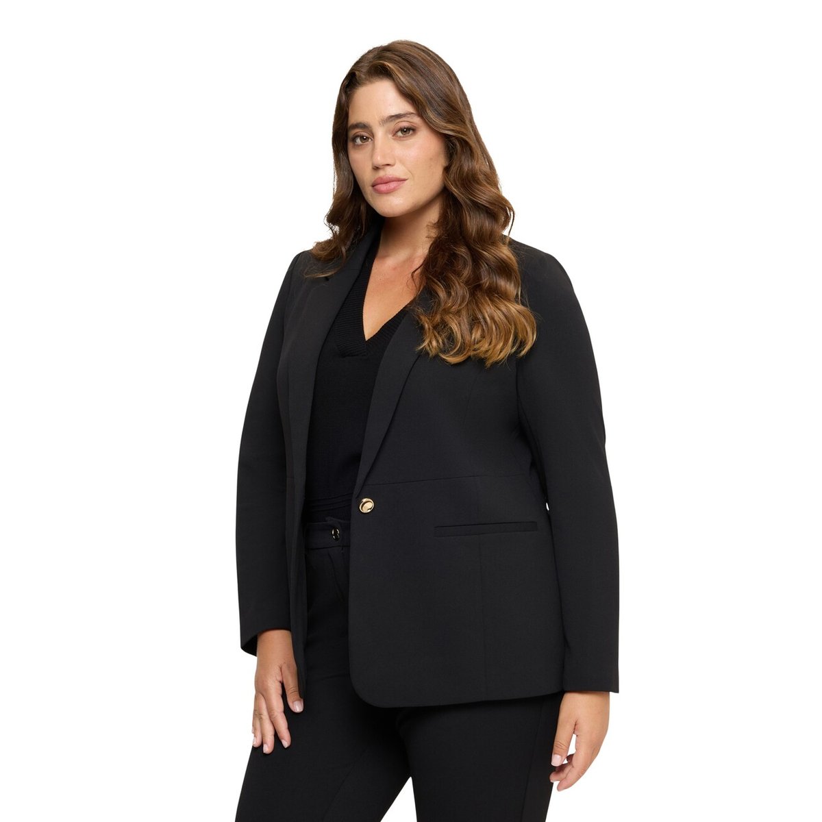 Blazer déstructuré noir, FIORELLA RUBINO