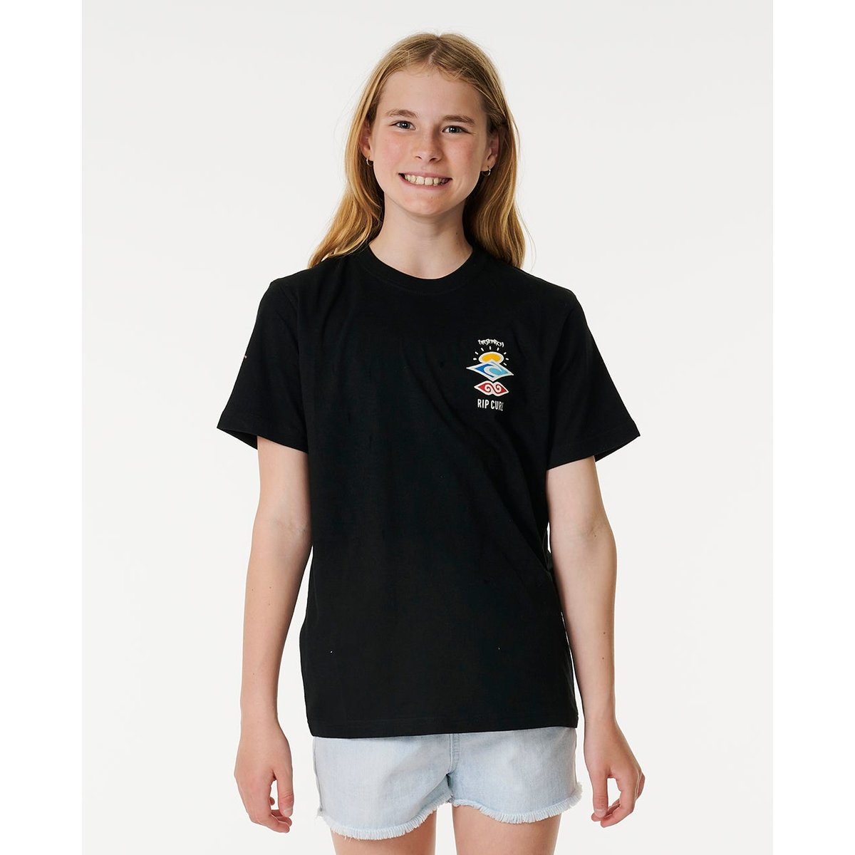 T-Shirt SEARCH ICON noir, RIP CURL