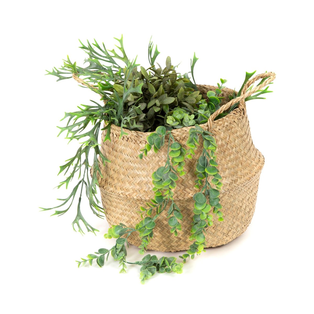 COMPACTOR - Panier de rangement naturel BELLY M - 35 x 35 x H.32 cm - Beige naturel, COMPACTOR
