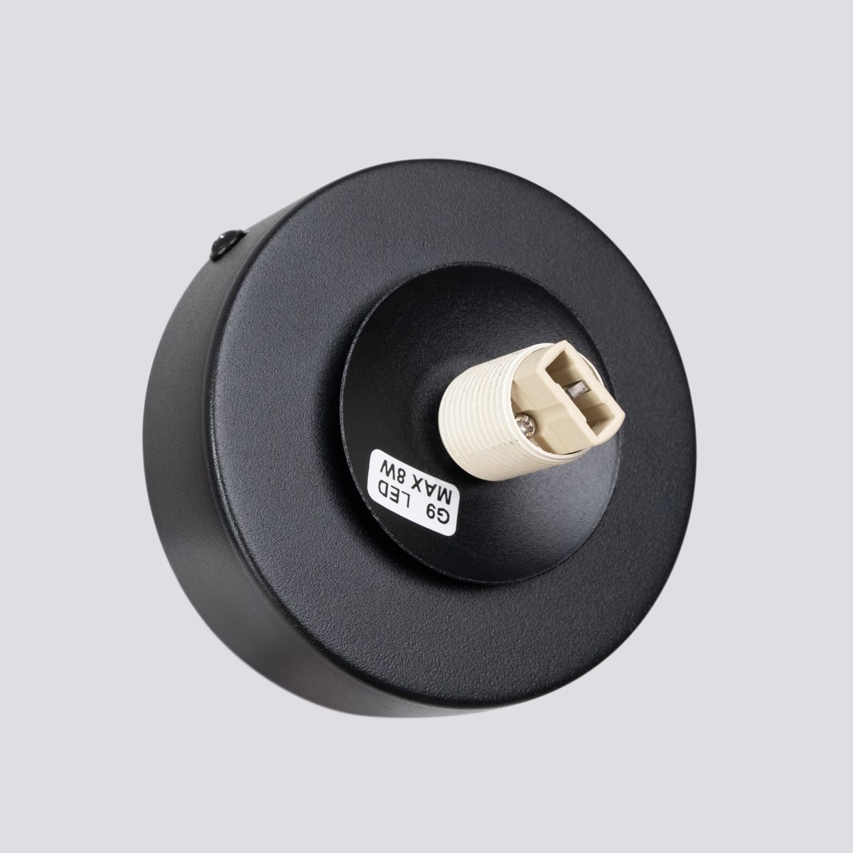Applique Acier Noir G9 1 Yoli noir, EDEN