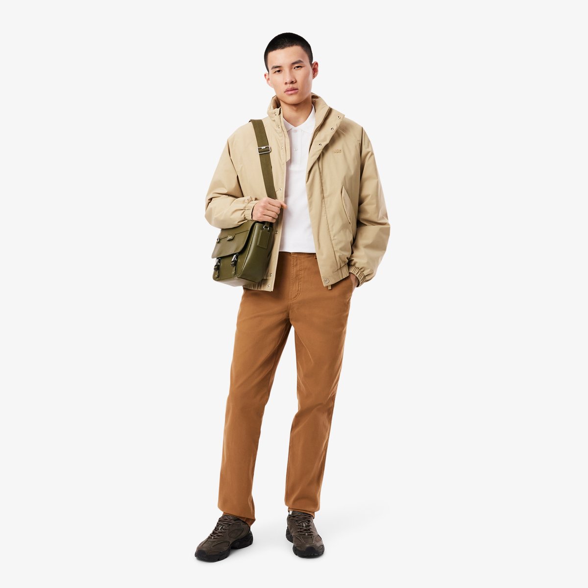Polo L.12.12 Original slim fit blanc-001, LACOSTE