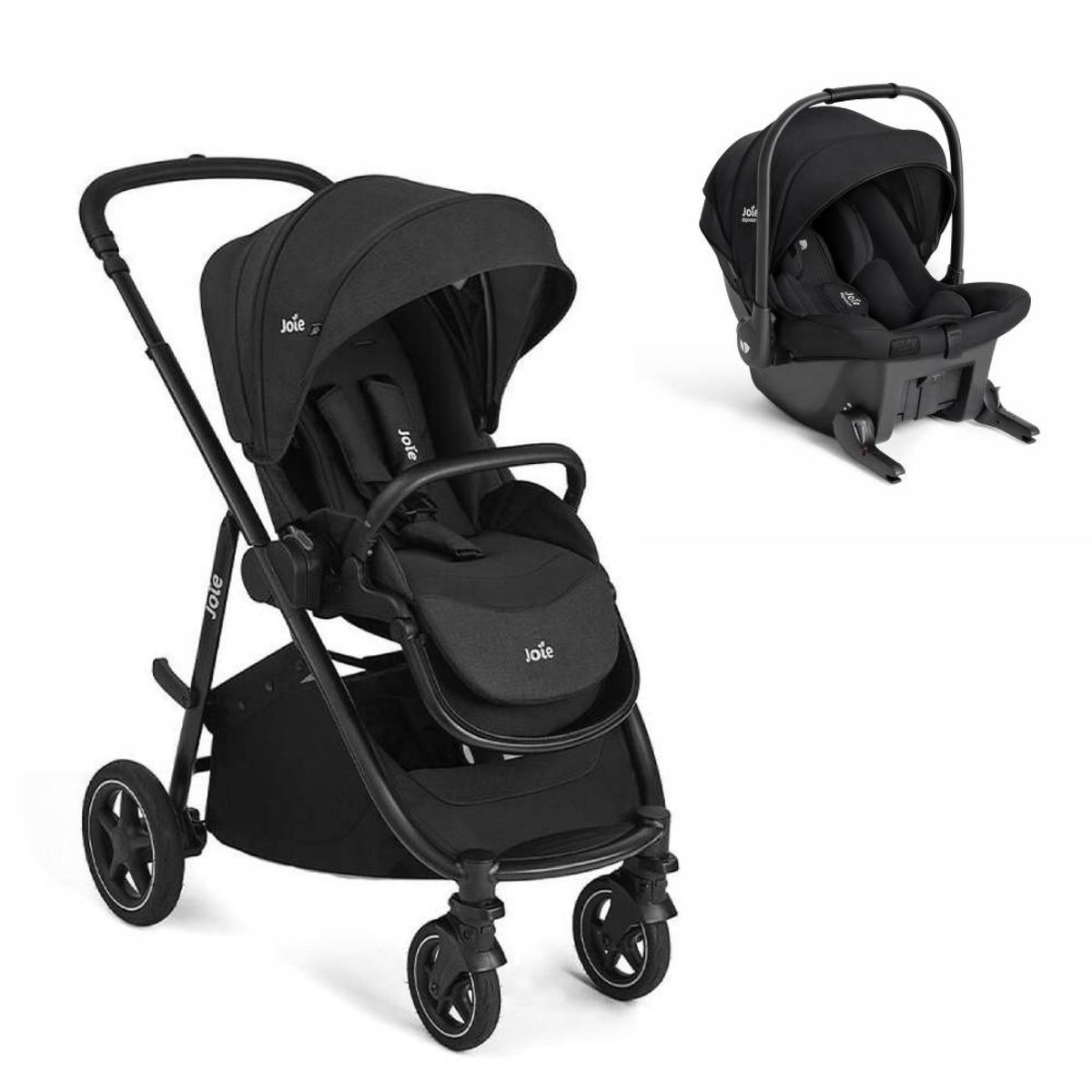 Pack poussette duo Versatrax + Sprint noir, JOIE
