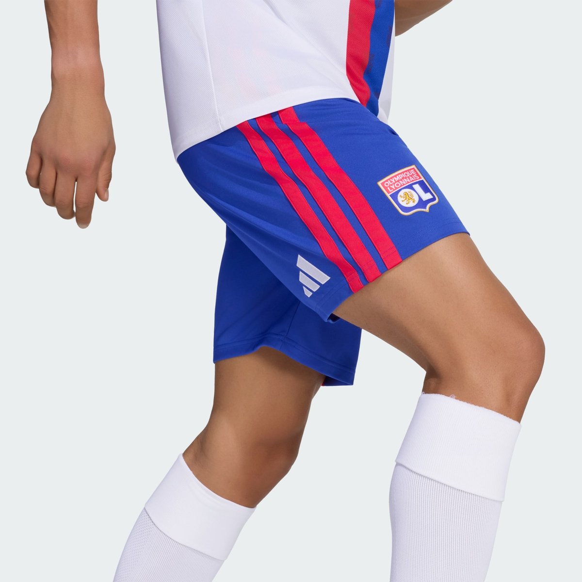 Short Domicile Olympique Lyonnais 26/27 Short Domicile Olympique Lyonnais 26/27 semi lucid blue, adidas Performance