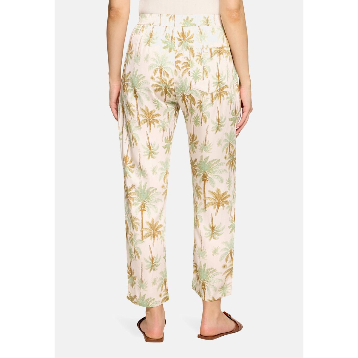 Pantalon casual à élastique nature/green, CARTOON