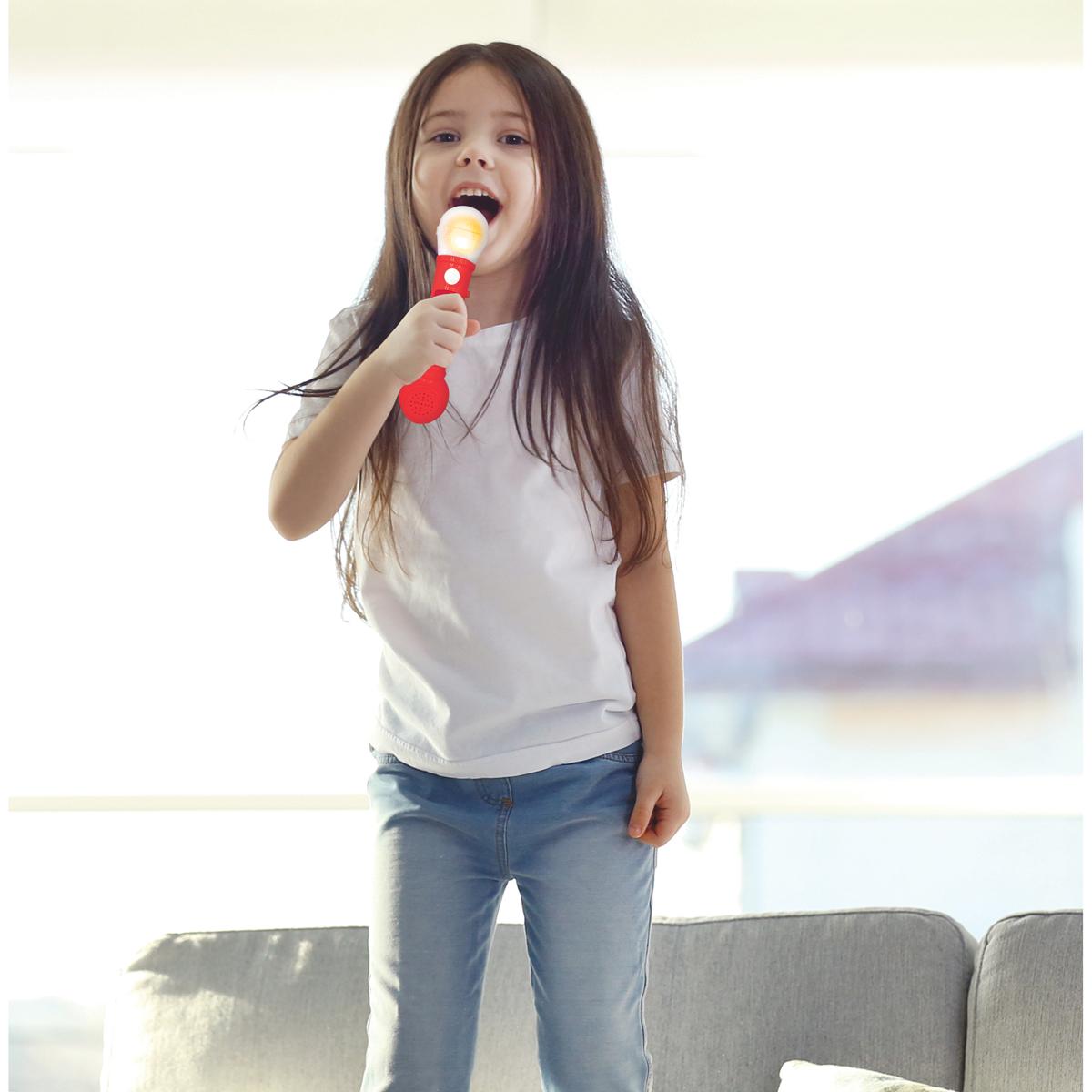 Microphone Lumineux Toy Story rouge, LEXIBOOK