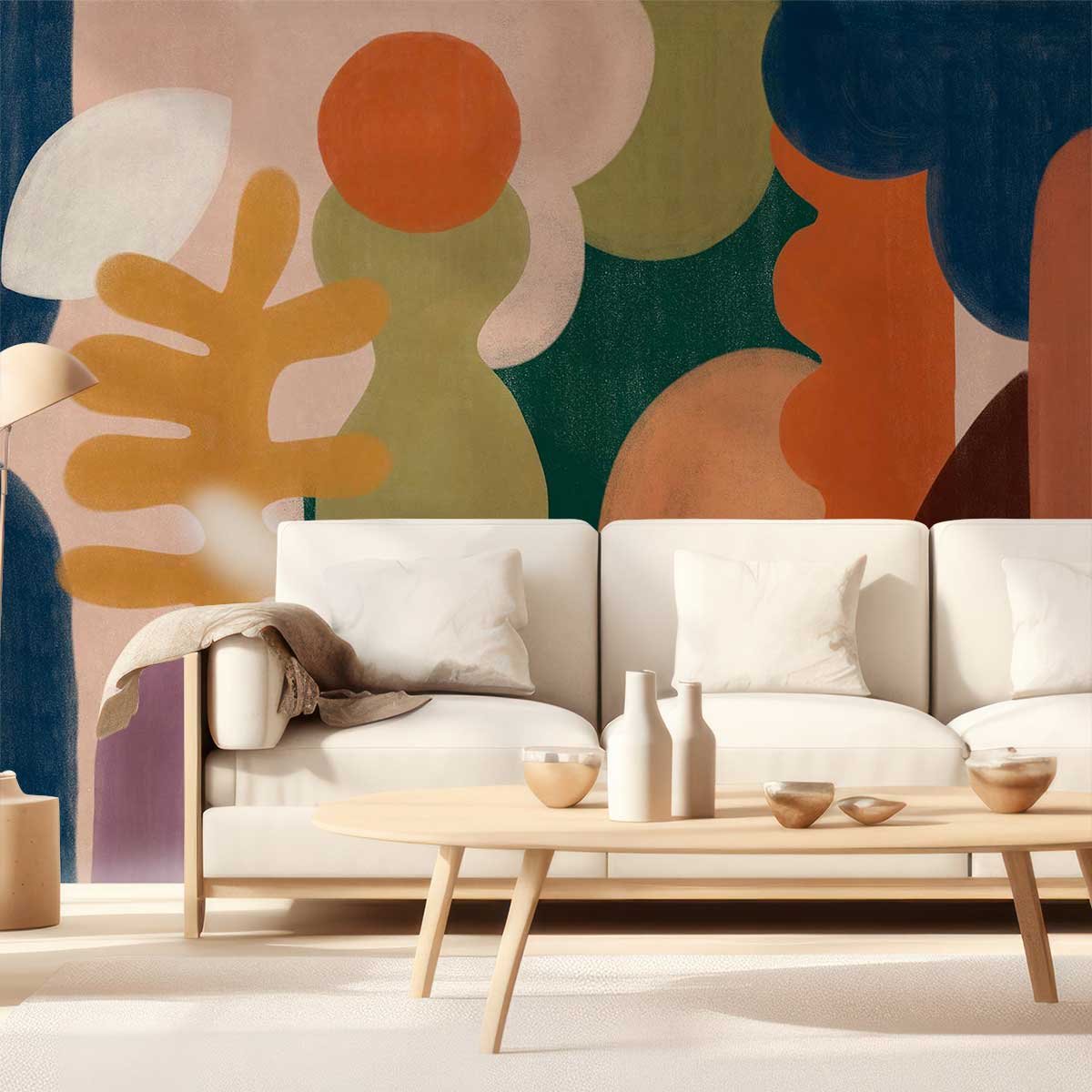 Papier peint foret en été intissé, HEXOA