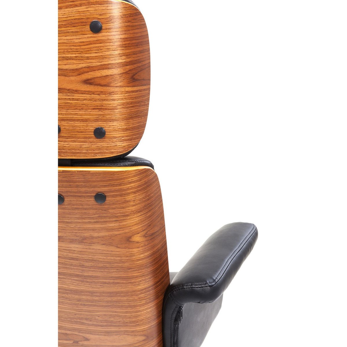 Chaise de bureau pivotante, CHECK OUT noir, KARE DESIGN