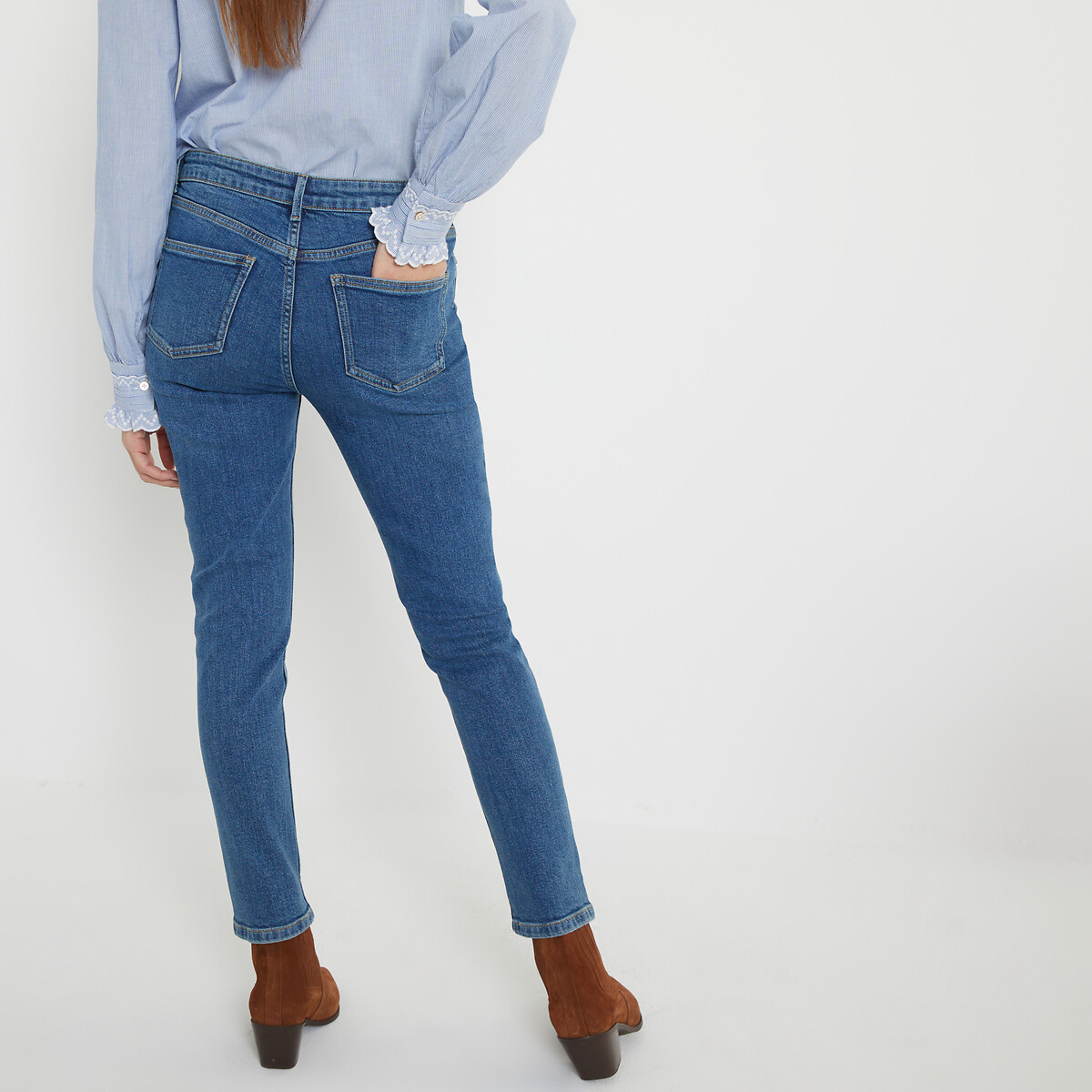 Jeans slim azul stone, LA REDOUTE COLLECTIONS
