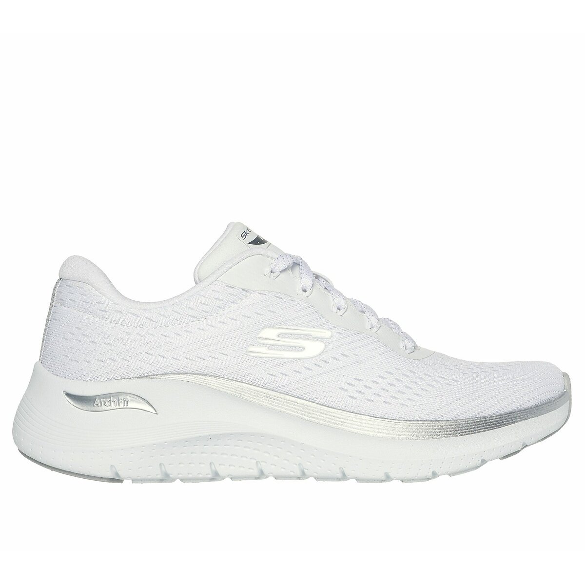Basket Arch Fit 2.0 - Glow The Distance blanc, SKECHERS
