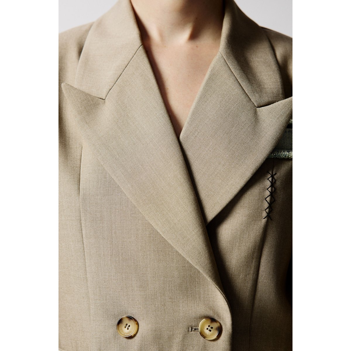 Veste crop bimatière gray, DESIGUAL
