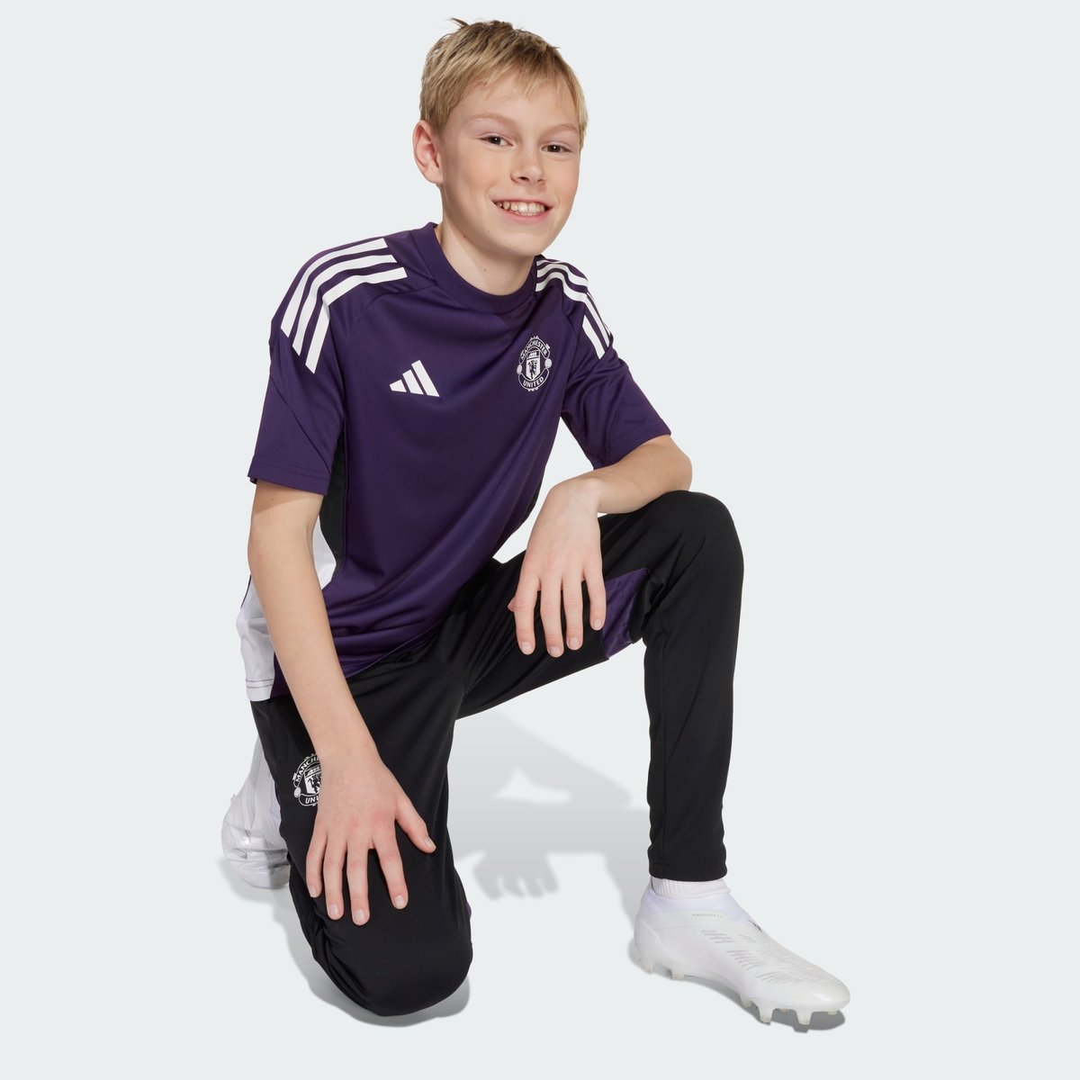 Maillot D'entraînement Manchester United Tiro 25 Competition Enfants Maillot D'entraînement Manchester United Tiro 25 Competition Enfants aurora plum / white / black, adidas Performance