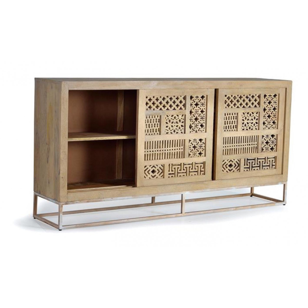 Bahut - FLORELLE marron, DECORATION D’AUTREFOIS