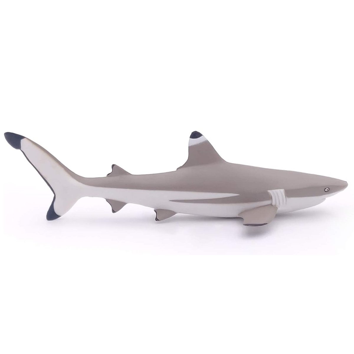 Figurine Requin à pointes noires gris, PAPO