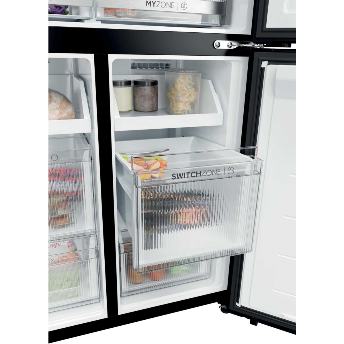Réfrigérateur multi portes HCKR7819DWGB couleur unique, HAIER