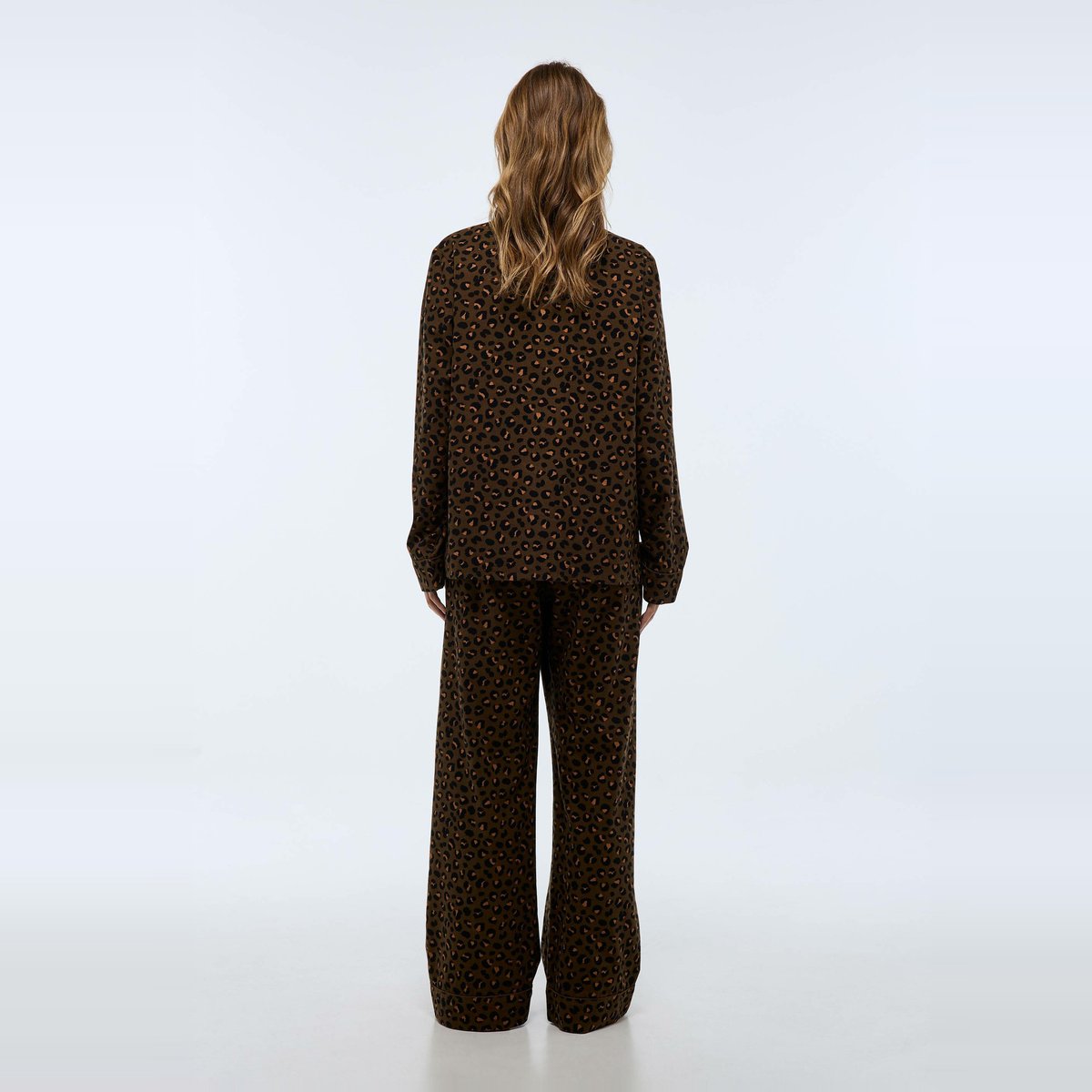 Pyjama imprimé léopard en coton BIO ours, MONOPRIX