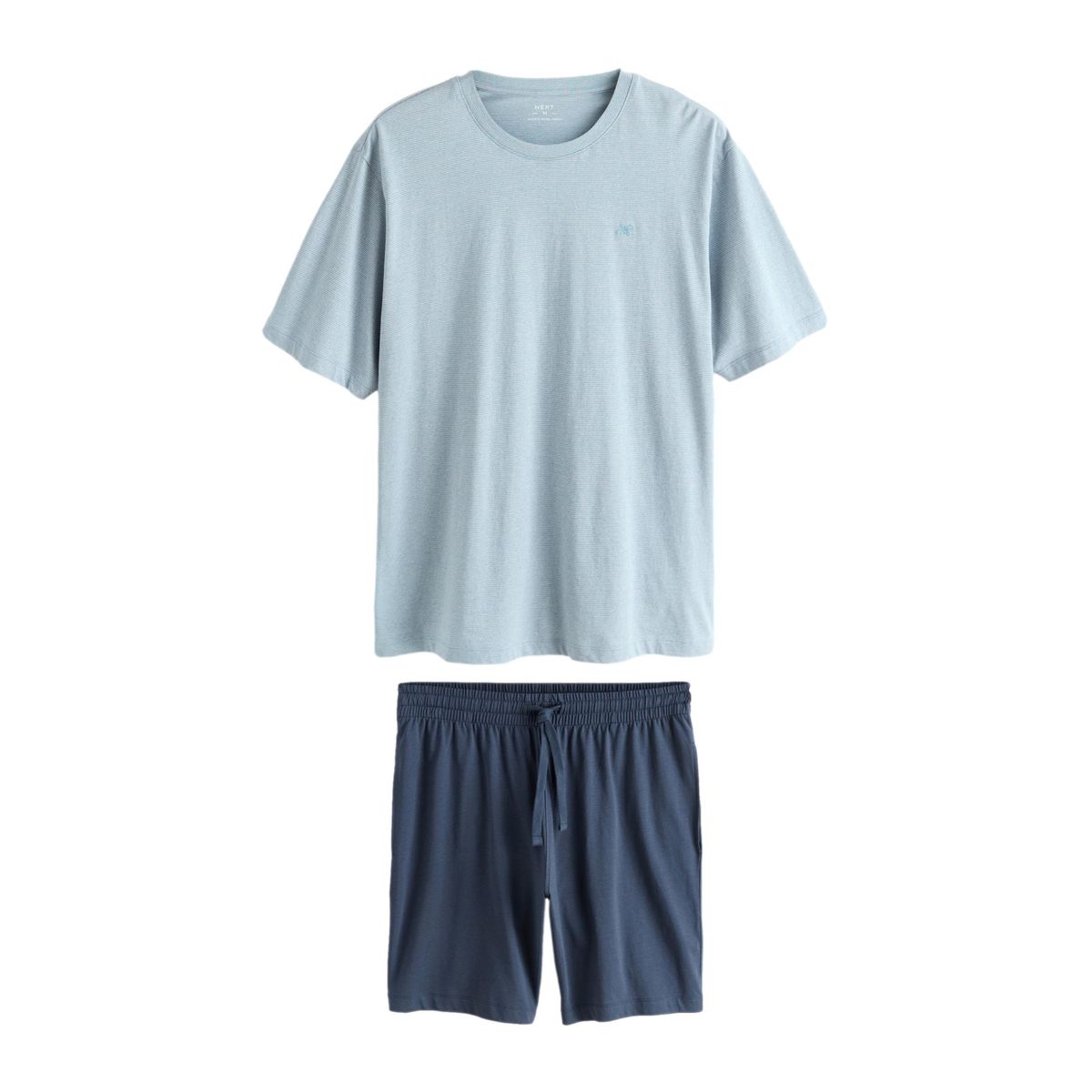 Pyjama à manches courtes et rayures bleu, NEXT