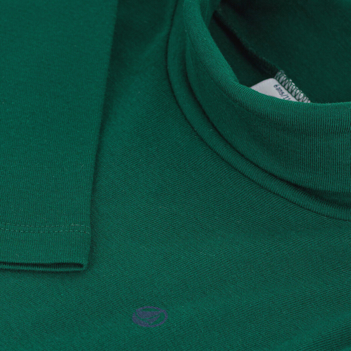 Dolcevita in cotone verde, PETIT BATEAU