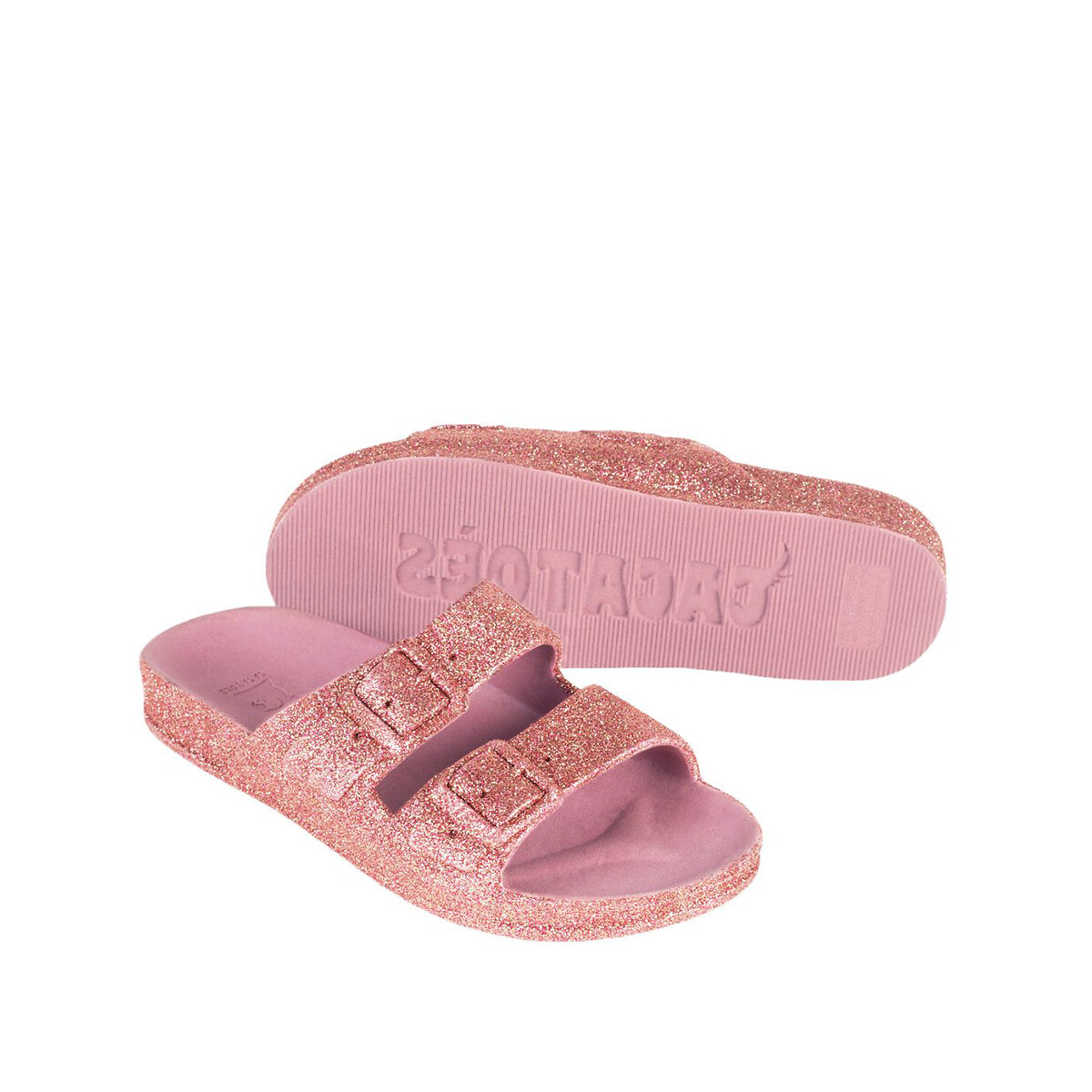 Mules de doble correa Trancoso rosa brillante, CACATOES