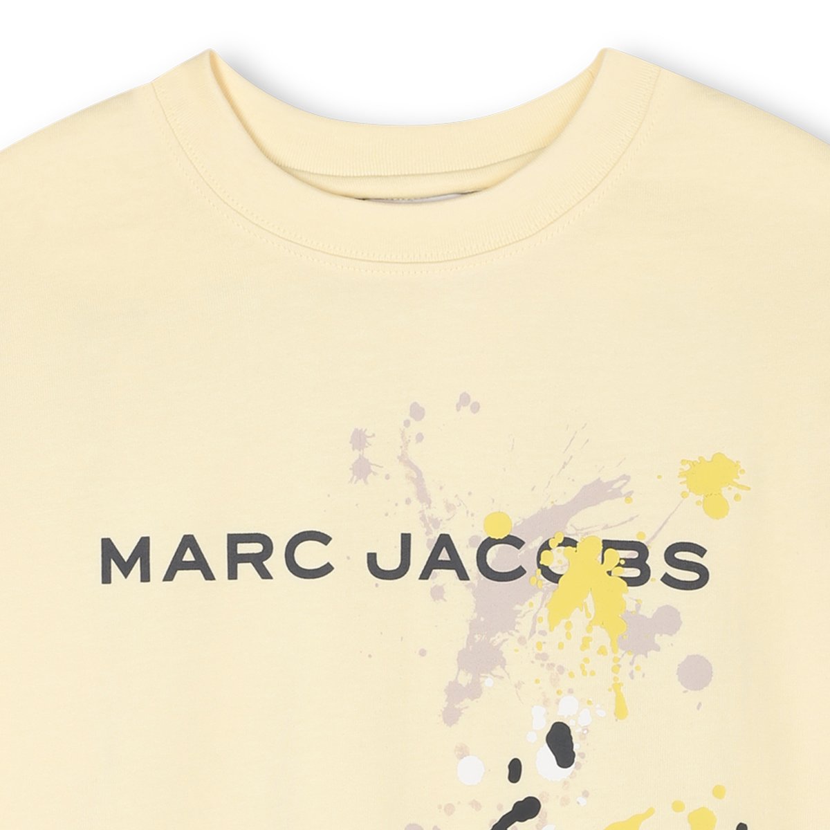 T-shirt en jersey de coton jaune paille, MARC JACOBS