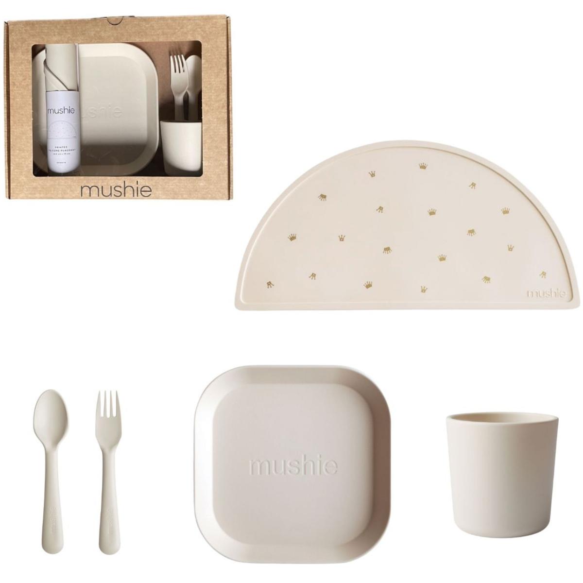 Coffret repas Round ecru, MUSHIE