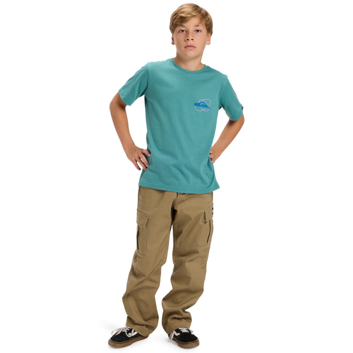 T-shirt à manches courtes EVO WAVES FESTIVAL vert deep sea, QUIKSILVER