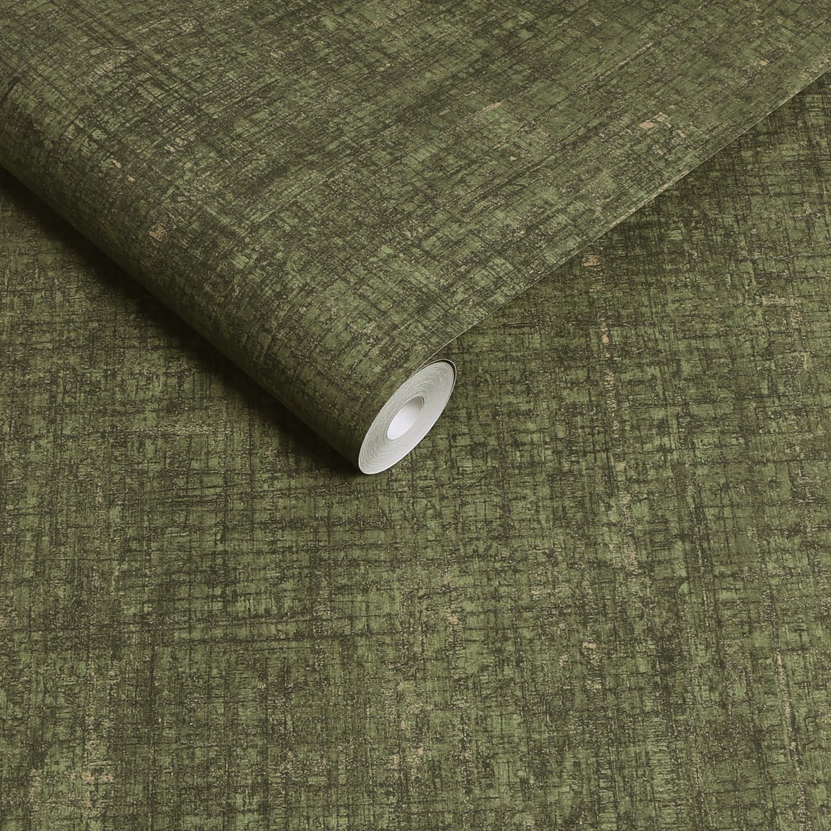 Papier peint Armando Emerald vert, kaki, GRAHAM ET BROWN