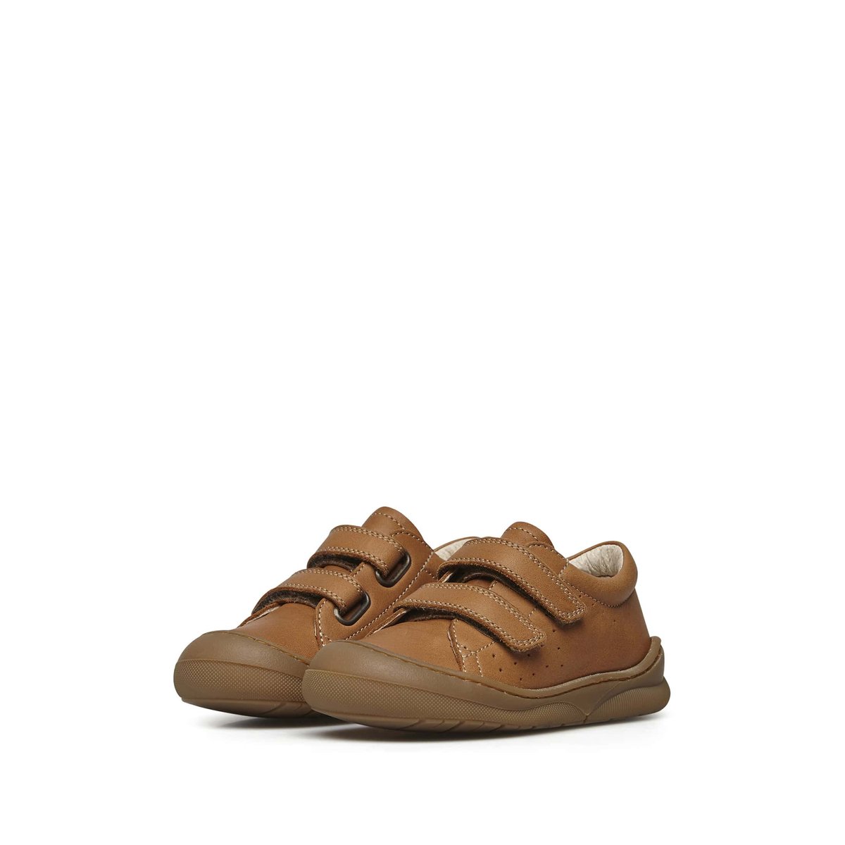 Chaussures premiers pas en cuir GABBY VL cognac-, NATURINO