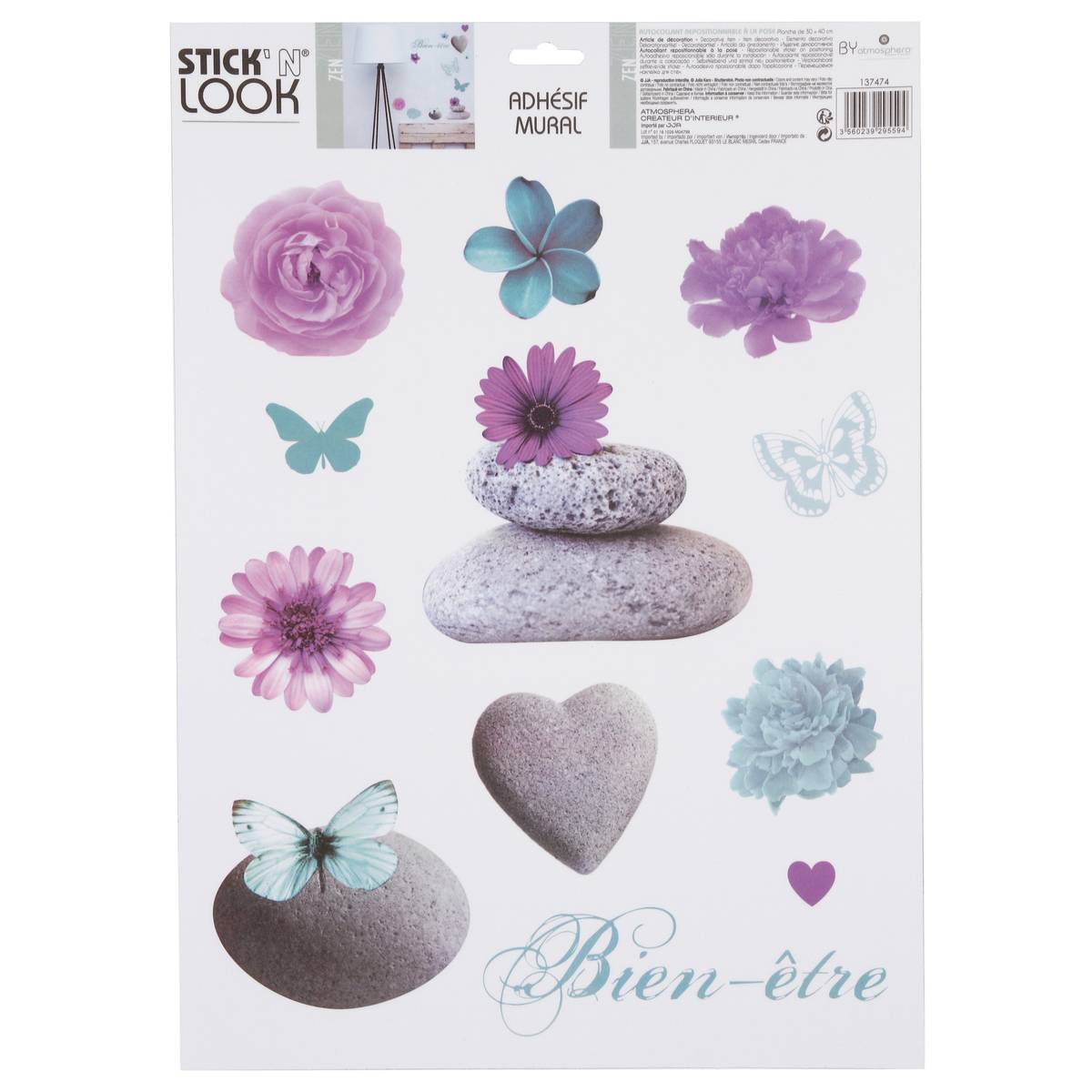 Sticker ZEN multicolore, ATMOSPHERA