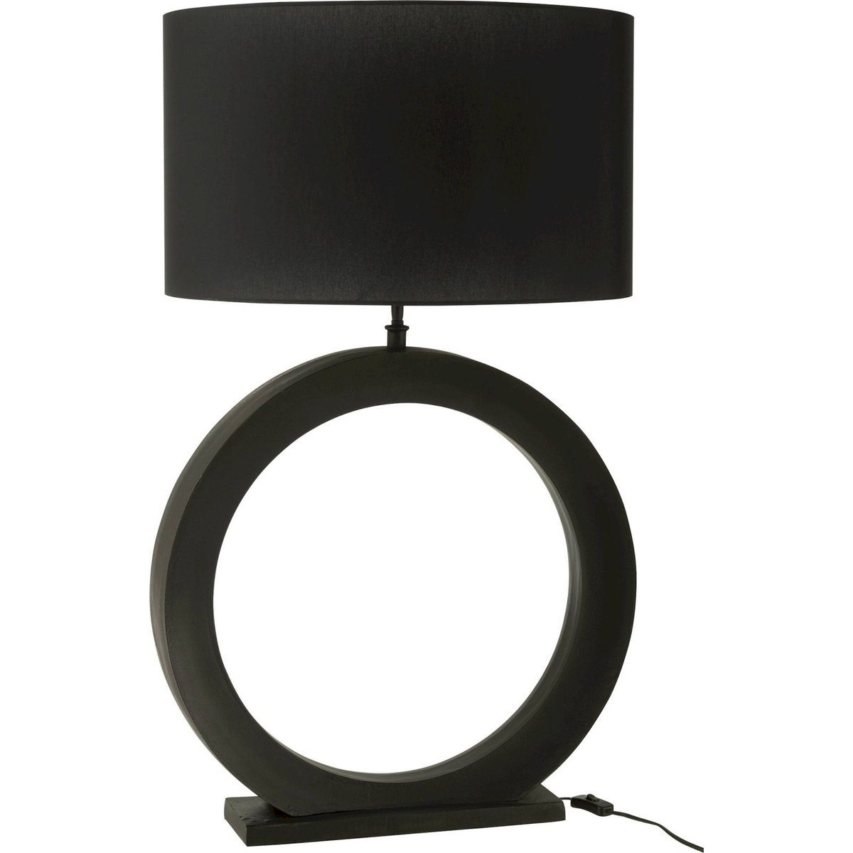Lampe ronde en aluminium noir, RECOLLECTION