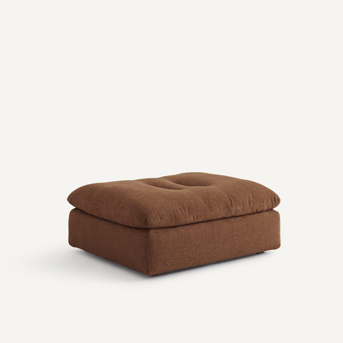 Repose-pieds modulable Toile chinée, Giuliano terre de sienne, AM.PM