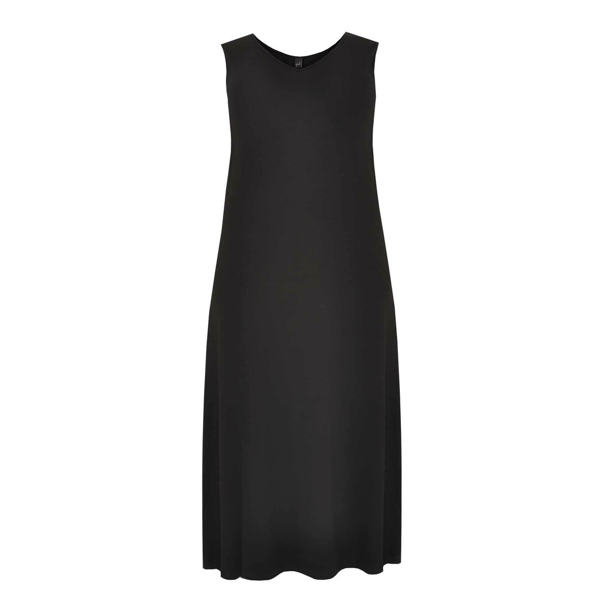 Robe maxi avec v-cou noir, YOEK