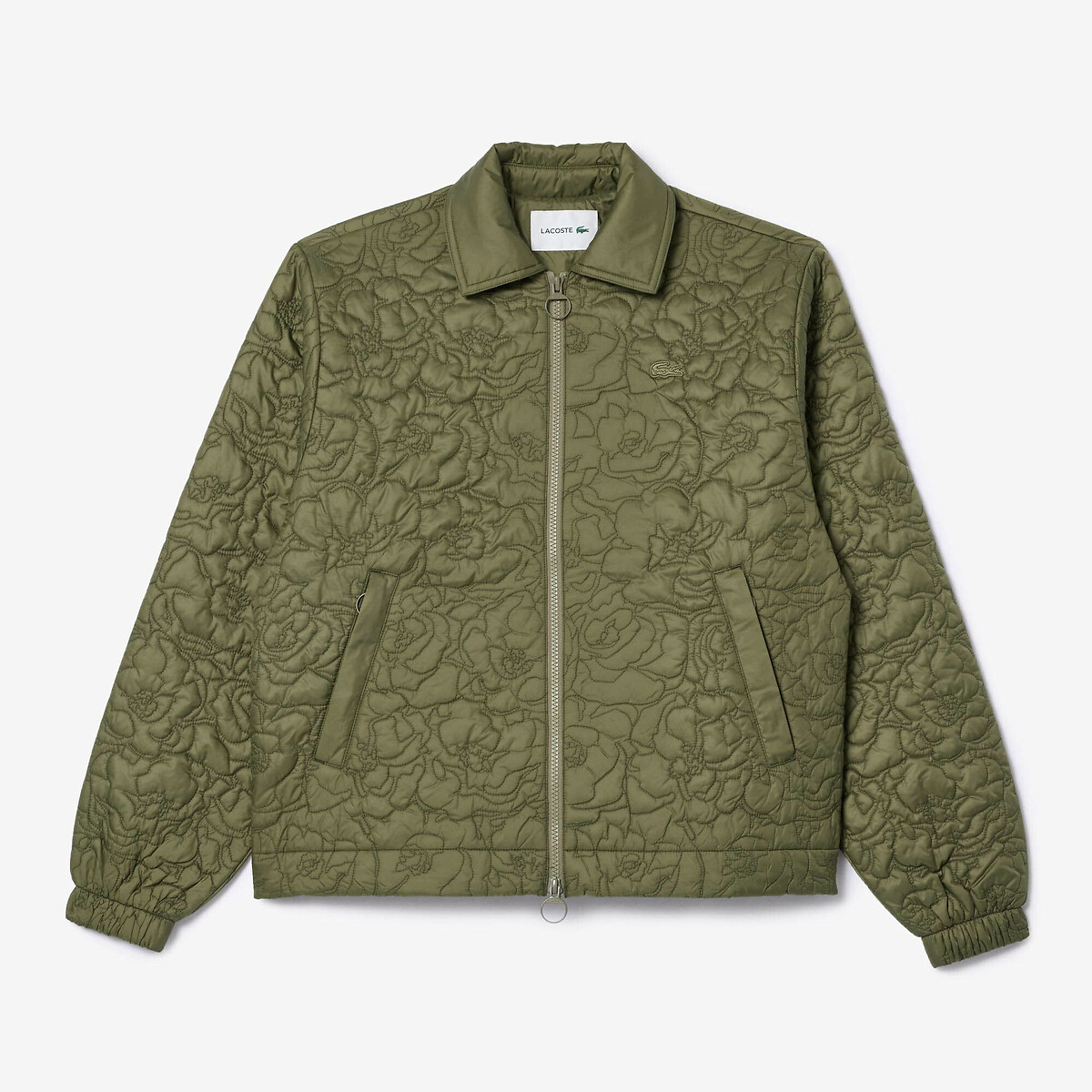 Blouson col chemise kaki, LACOSTE