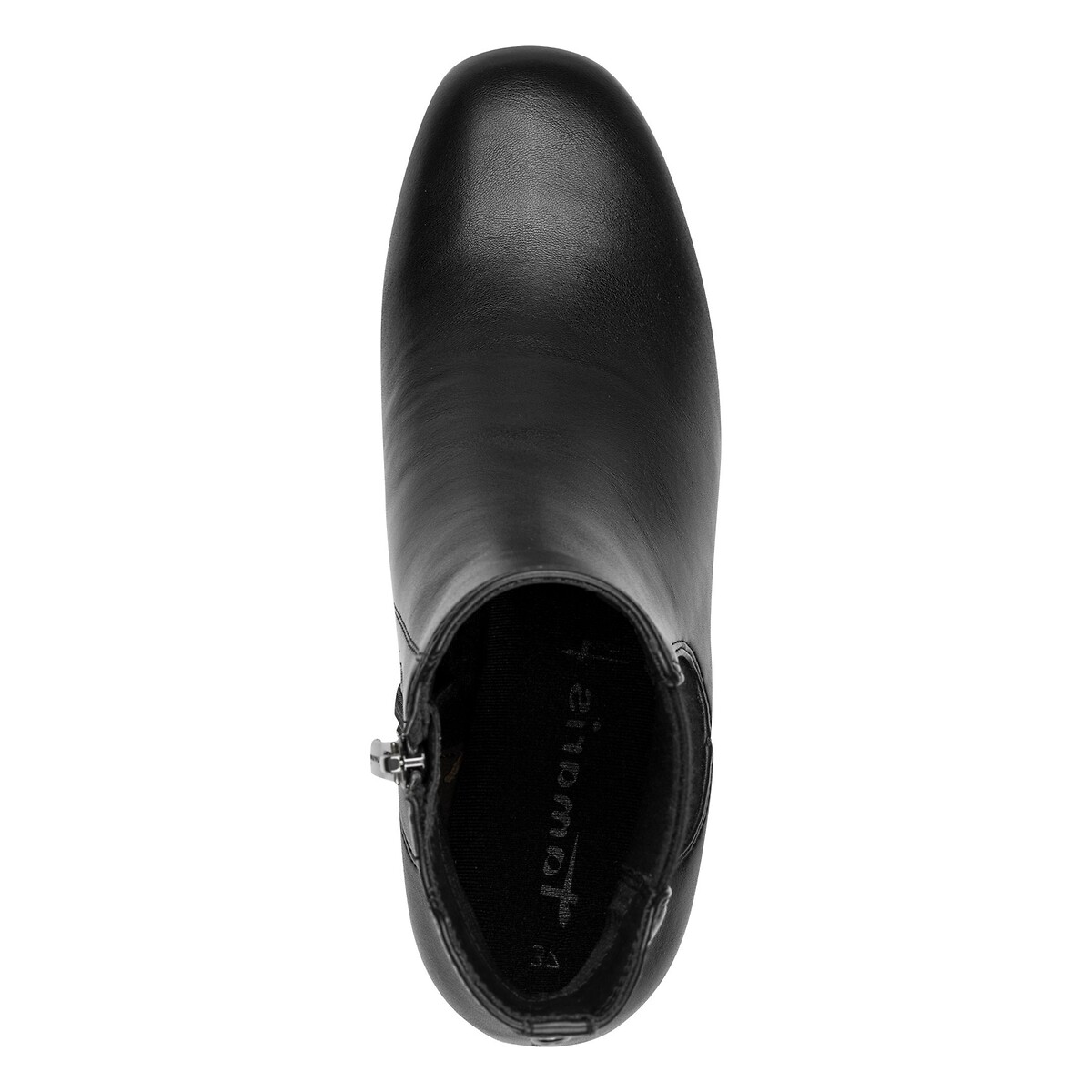 Botines chelsea de tacón negro mate, TAMARIS