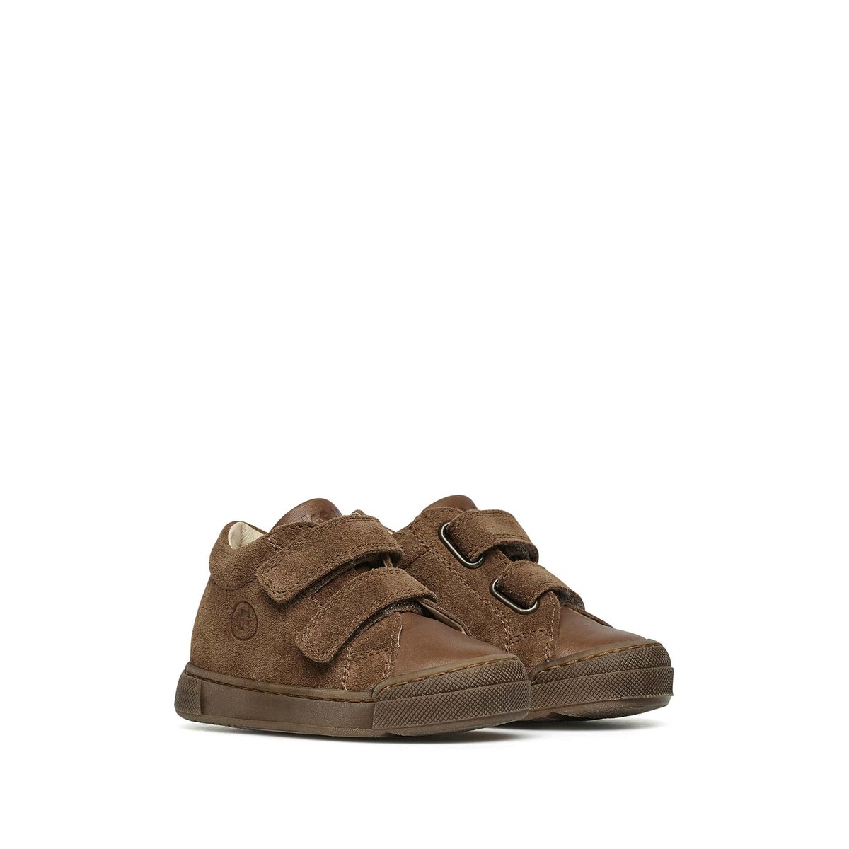 Baskets en cuir et suède SNOPES VL marron, FALCOTTO