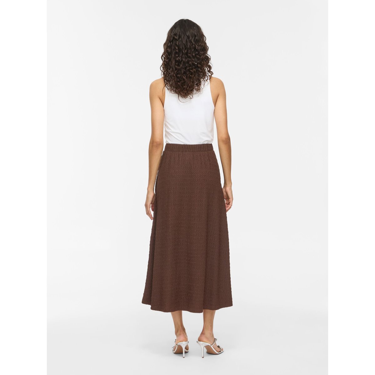 Jupe Longue marron - coffee bean1, VILA