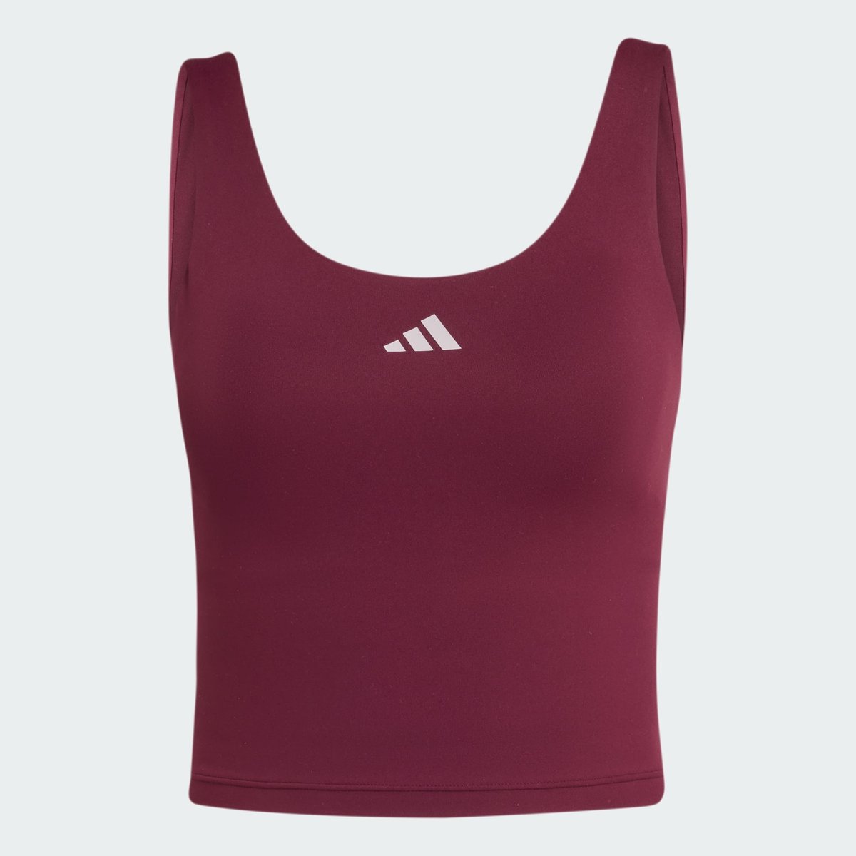 Débardeur 3 Bandes Studio All Me Maintien Léger maroon, adidas Performance