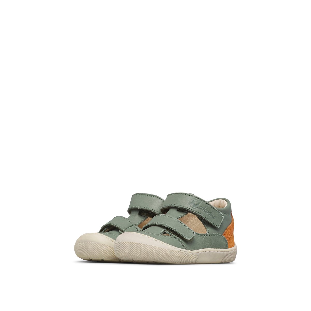 Sandales barefoot en cuir et en daim BAREFOOT IRTYS sage-, NATURINO