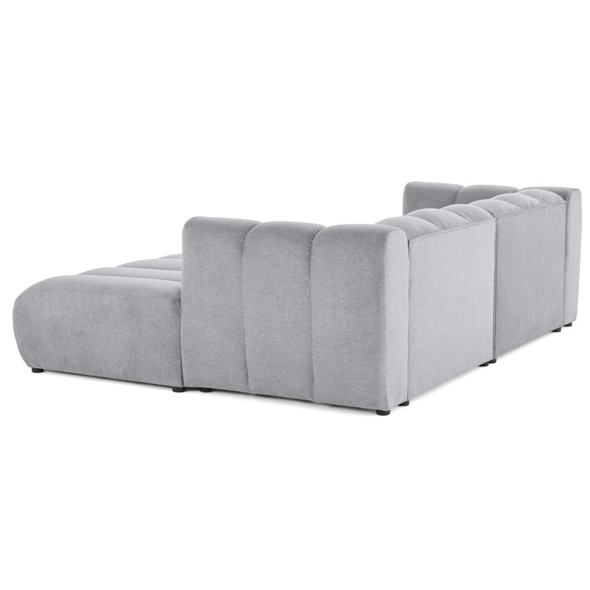 Canapé Modulable 3 places - DEBBIE gris, BEST MOBILIER