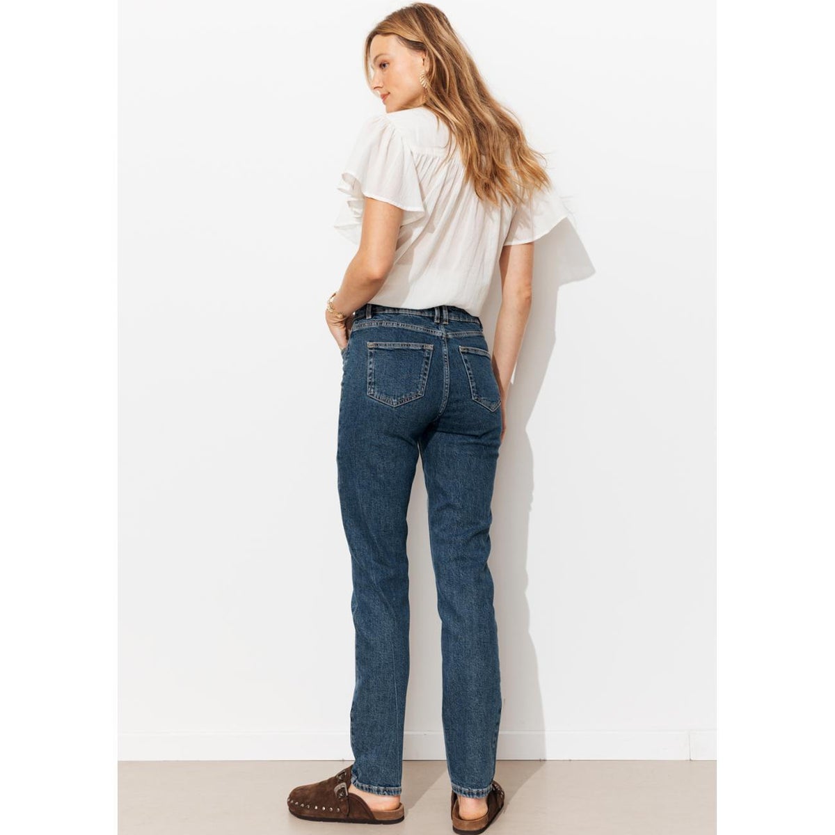 MARCEL jean mom taille haute jean brut, PROMOD