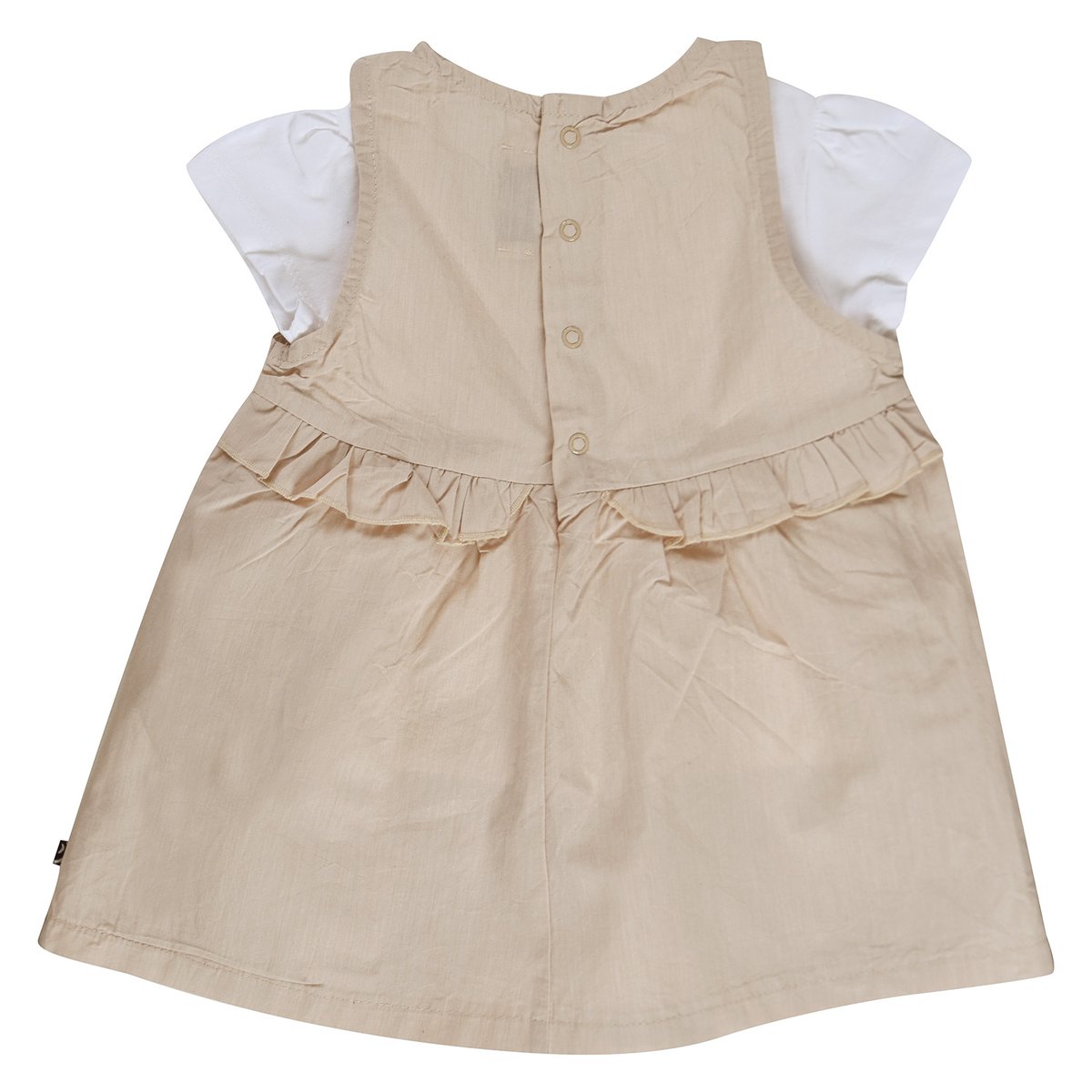 T-shirt et robe ceremonie cassy beige, SUCRE D'ORGE