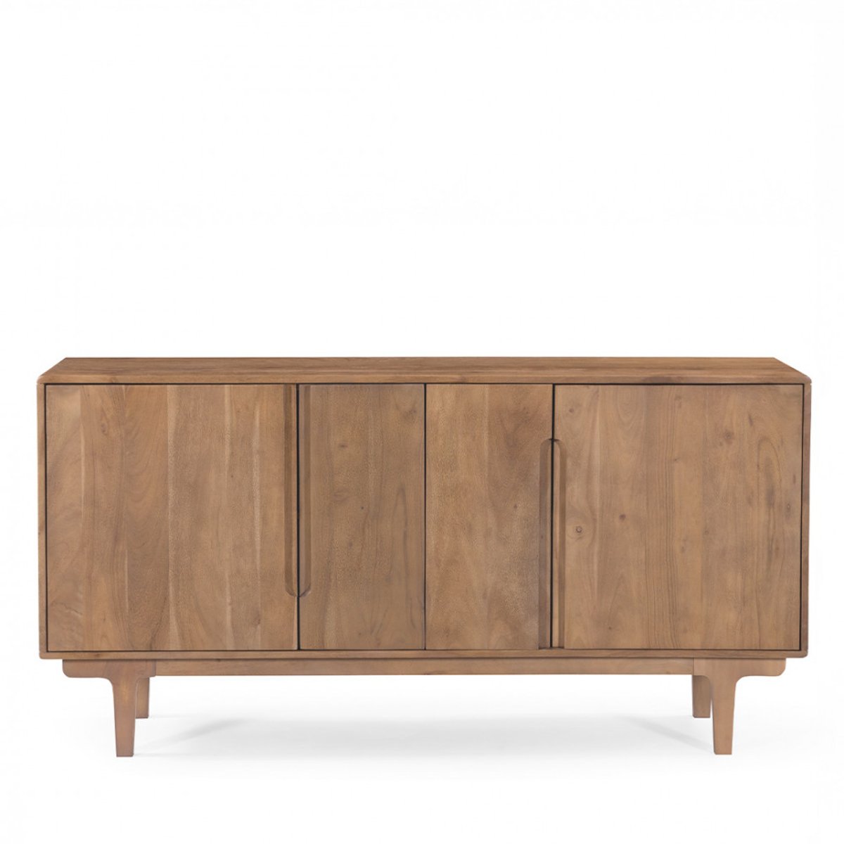 Buffet 4 portes en bois massif L150cm- BOGOR bois, DRAWER