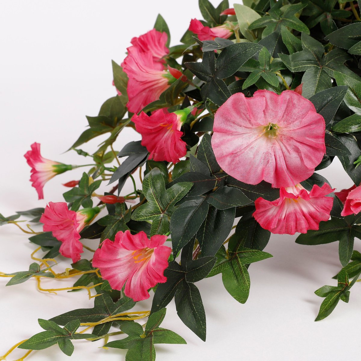 Plante artificielle suspendue PETUNIA HANGING rose foncé, MICA DECORATIONS