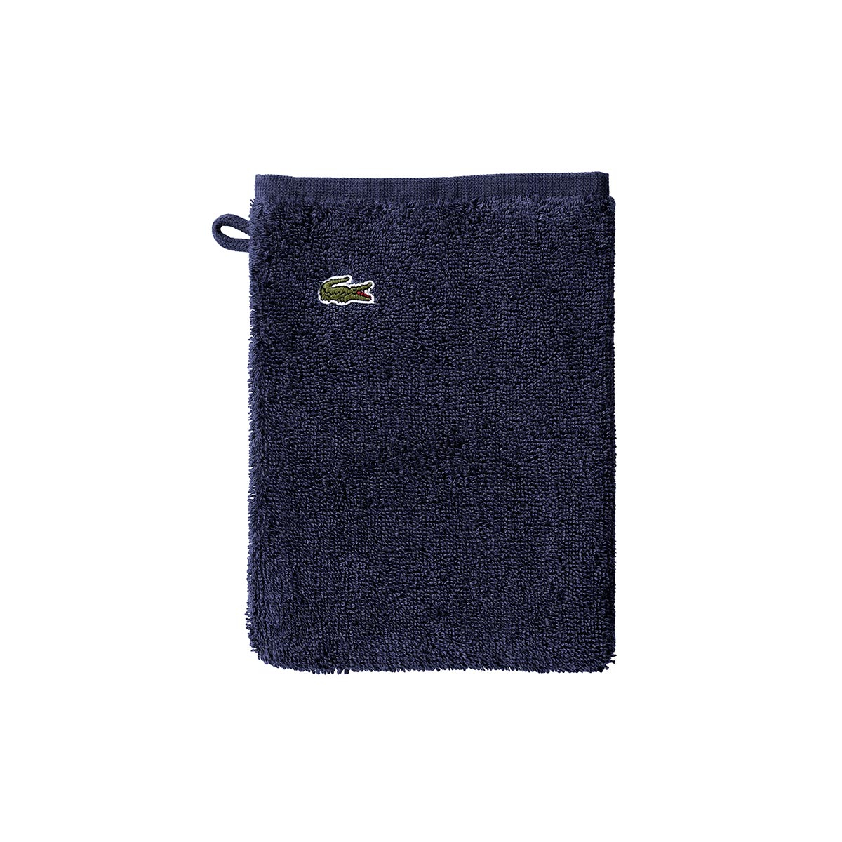 Gant de toilette en coton, L LECROCO marine, LACOSTE HOME